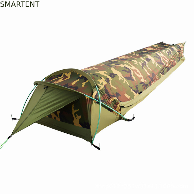 230*60*35CM Tendas de acampamento ao ar livre Tenda de túnel de camuflagem portátil para 1-2 pessoas Impermeável e fácil de transportar fornecedor