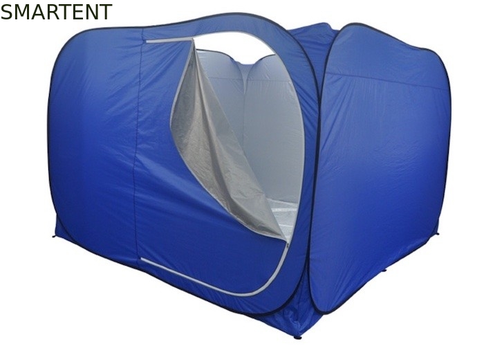 Tendas de acampamento ao ar livre 300*300*200CM Abrir rápido Automático de prata revestida 190T Poliéster azul Pop Up Relief Tents fornecedor