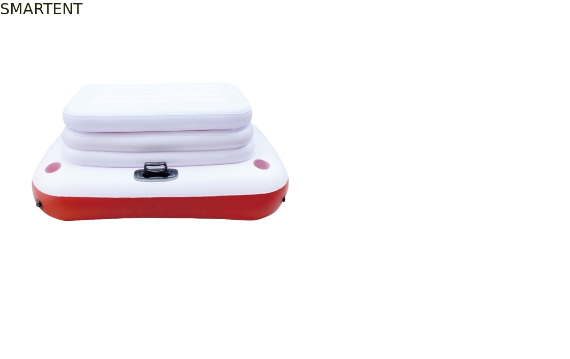 Da mobília exterior inflável inflável do refrigerador 0.40mm da praia do PVC vermelho branco fornecedor