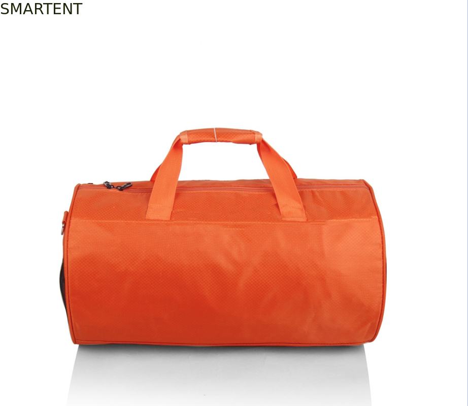 45*25cm Peso leve para o exterior Cor Laranja Resistente à água Poliéster revestido Oxford Barrel Sacos de viagem fornecedor
