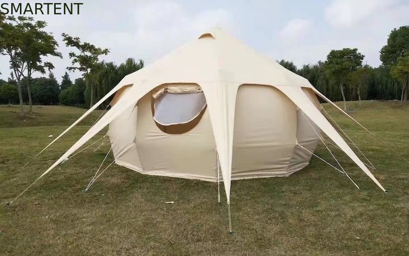 dossel de acampamento exterior de Glamping do algodão de 285G Lotus Belle Tent Waterproof PU3000MM fornecedor