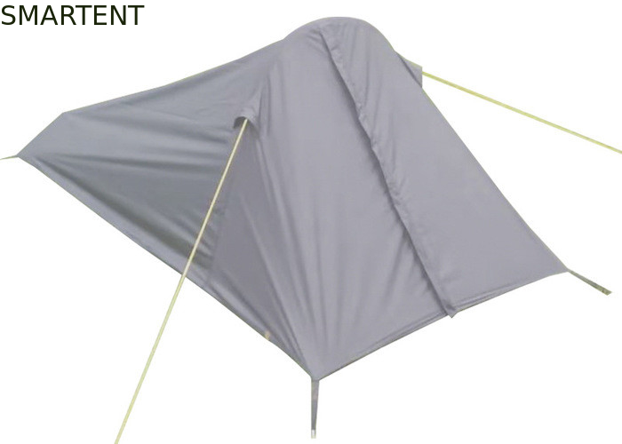 PU revestido 190T poliéster de camada dupla Tendas de acampamento ao ar livre para 1 pessoa Impermeável preto fornecedor