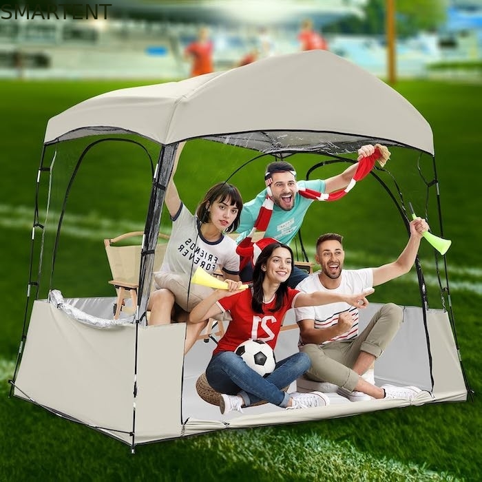 2.41*2.10*1.50M 6-Person Strong Fiberglass Frame Pop Up Sports Tents com Proteção UV e Design à prova d'água fornecedor