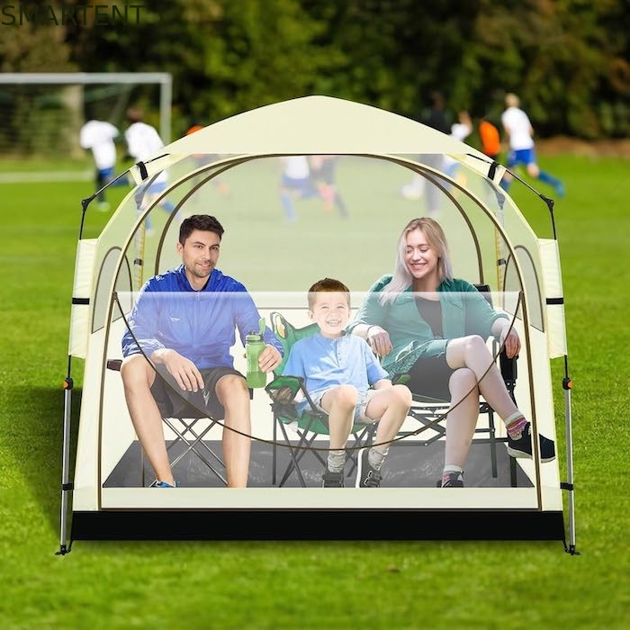 40*69*65 Inch UV Protected Pop Up Sports Tents with Mesh Windows Easy Set Up Carrying Bag and Stakes Included (Tendas esportivas pop up protegidas contra raios UV com janelas de malha) fornecedor