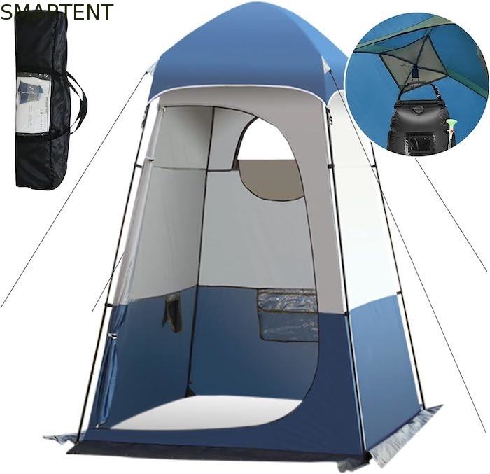 160*160*240CM azul impermeável 210T poliéster Pop Up tendas de privacidade com proteção UV para acampamento e eventos ao ar livre fornecedor