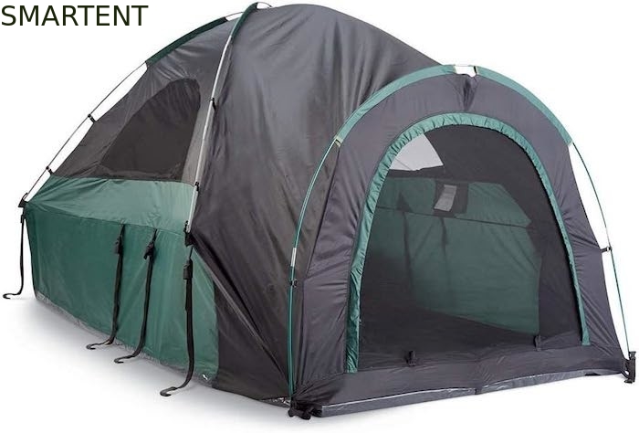 2-Person Outdoor Quick Setup Dual Color Waterproof Polyester Pickup Truck Camping Tent com postes de fibra de vidro fornecedor