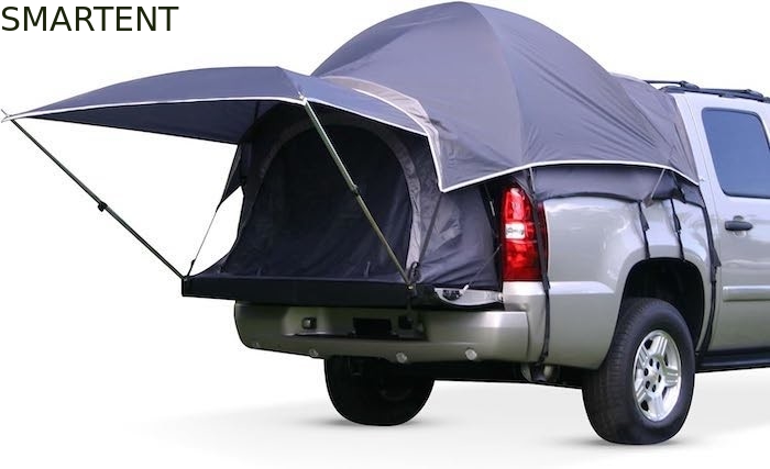 72'Inch Grey Pickup Camping Tent 4-Season 2-Person Fiberglass Pole Waterproof Coated Polyester Com Janela de Malha fornecedor