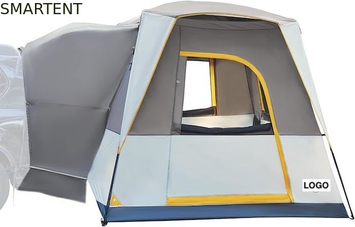 Área exterior 3.05*2.44*2.18M Instalação fácil Khaki poliéster fibra de vidro SUV tenda de acampamento com proteção UV e piso impermeável fornecedor
