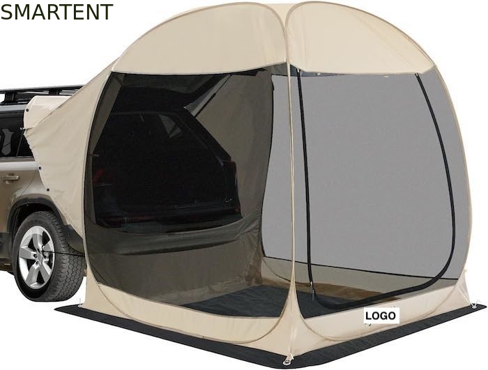 2.13*2.13*2.18M Cor bege Proteção UV Impermeável Revestido de Poliéster Pop Up Veículo Utilitário Esportivo Tenda de acampamento fornecedor