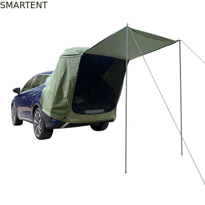 200*120*240CM Exército Verde Impermeável Revestido de Prata Poliéster 210D SUV Camping Tent Easy Setup 2 pessoas Proteção UV fornecedor