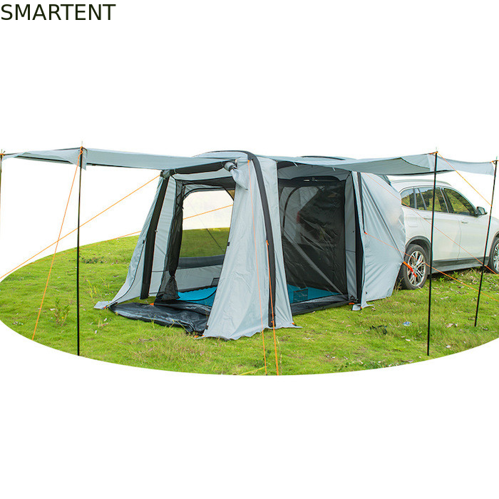 149.6*70.8*70.8 Inch Grey Waterproof PU2000MM Coated Polyeseter 210D Spacious SUV Air Camping Tent Com Proteção UV fornecedor
