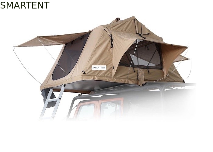 2~4 pessoas impermeável 600D Heavy Duty Rip Stop Poliéster telhado Top Tent com rápido 15 minutos de configuração e proteção UV fornecedor