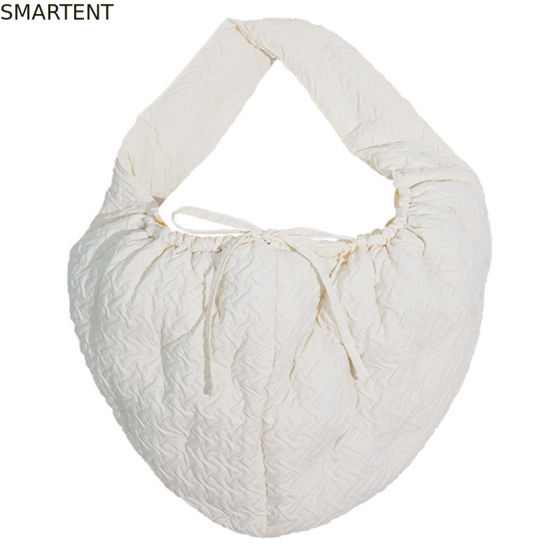 Bolsa de ombro para animais de estimação fofa, cor branca, poliéster, bolsa de ombro para animais de estimação, quente de inverno, bolsa crossbody macia e confortável para animais de estimação fornecedor