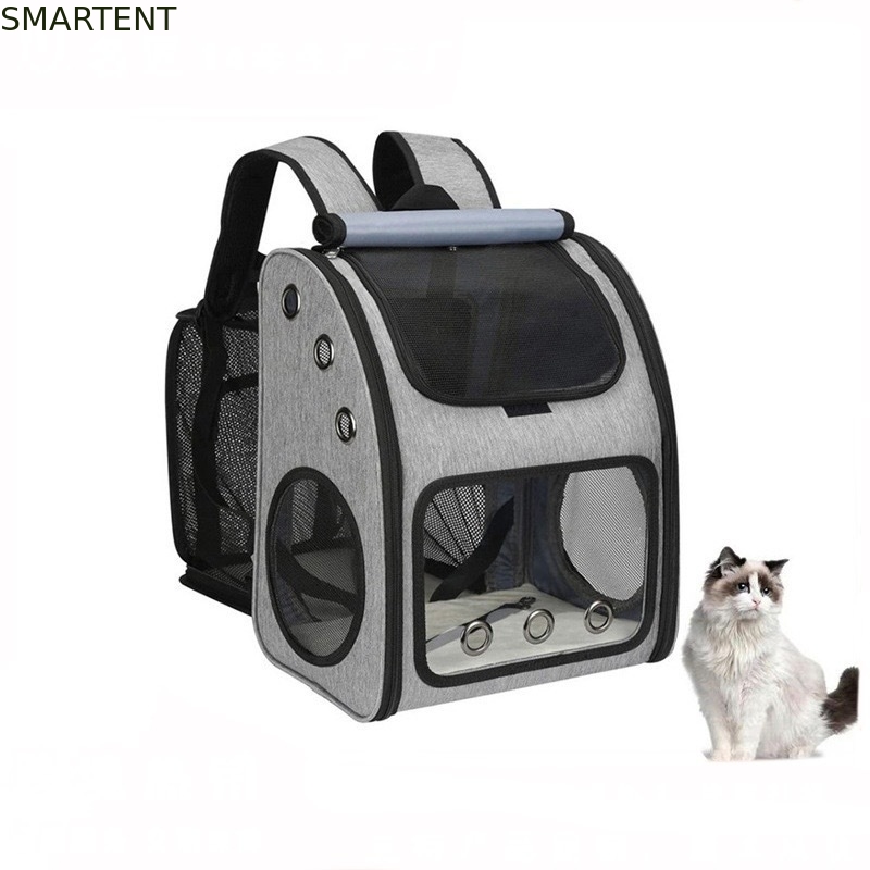 34*27*42.5CM Saco de viagem para animais de estimação expansível ao ar livre Não tóxico Produtos para animais de estimação bonitos para animais de estimação Unisex Em características cinzentas Durável Lava-se fornecedor