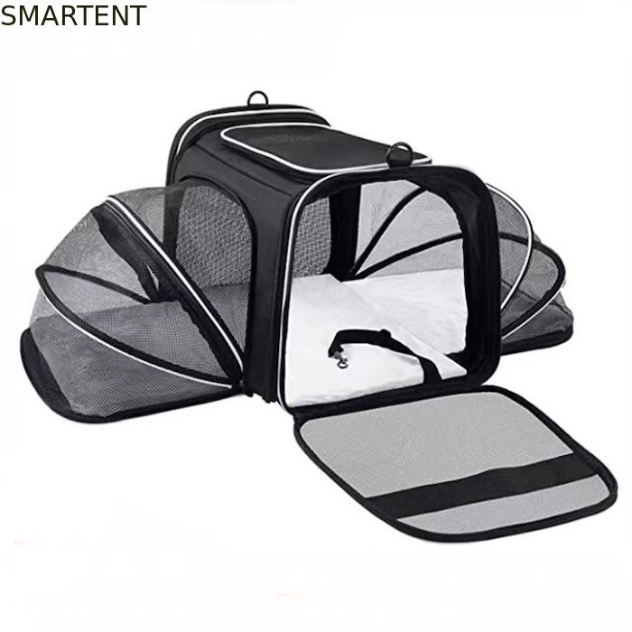 Dogs Cats and Rabbits Cute Pet Supplies Playful Style Chew Play Sleep Functions Gray Cationic Polyester Multi-Purpose Outdoor Travel Carry HandBag fornecedor