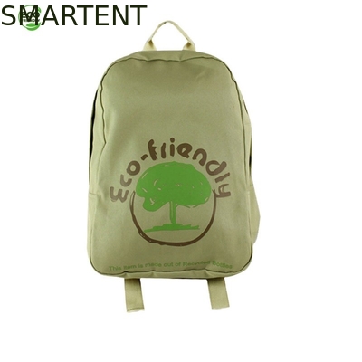 Trouxa ocasional verde 40x29x15Cm da cor RPET dos acessórios amigáveis feitos sob encomenda de Eco