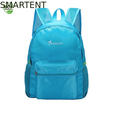 Trouxa dobrável reflexiva RPET Oxford Diamond Mesh Polyester do alpinismo do curso