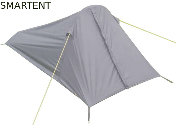Equipamento de Camping ao Ar Livre para 1 Pessoa, Impermeável, Preto, Revestido com PU, Poliéster 190T, Dupla Camada, Tendas de Trekking Infláveis