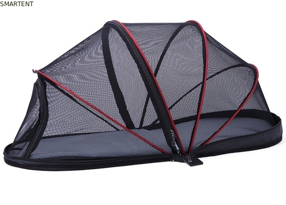 Portátil Outdoor Easy Up dobrável 40X41X82CM Ventilação malha de nylon aconchegante tenda de cão preto lindo abrigo de animais de estimação